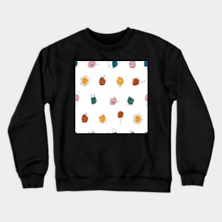 children's scribbled polkadot Crewneck Sweatshirt